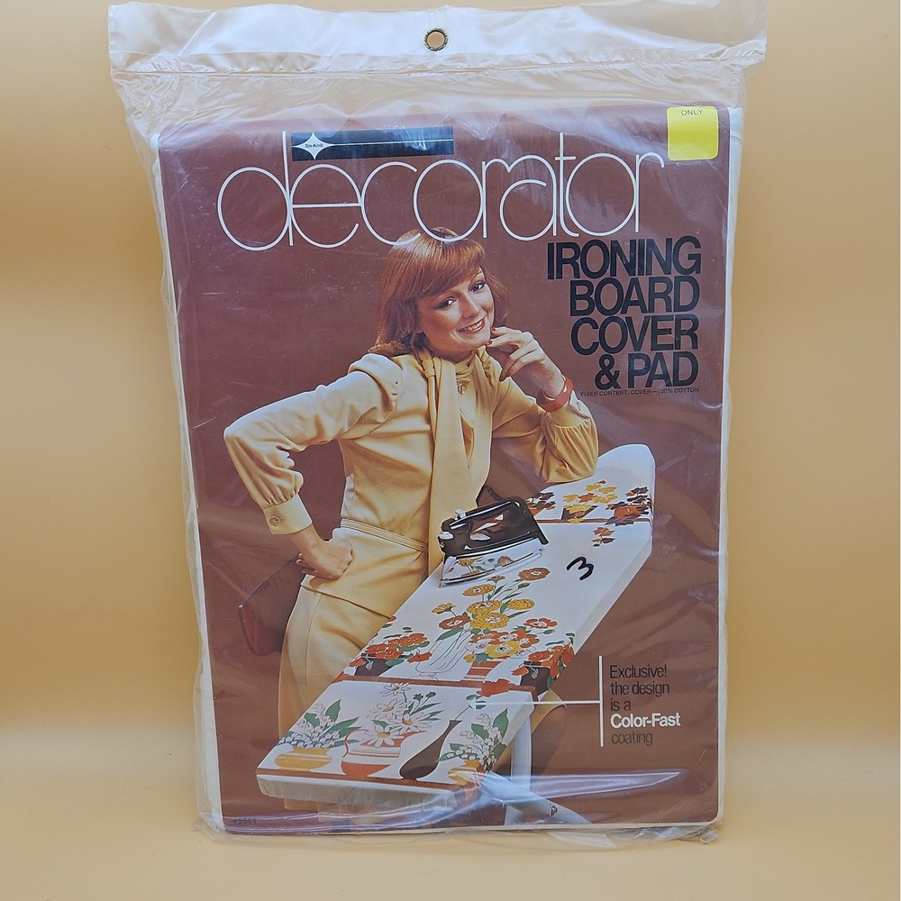 Vintage Decorator Ironing Board Cover Pad NOS Floral Daisy Lily O The Valley 54"